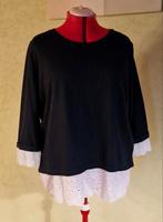 Schicker Pullover in 2-Lagen, dunkelblau/weiß, Gr. L/XL, TOP Niedersachsen - Harsum Vorschau