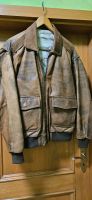 Vintage: Lederjacke / Gr. 46 / braun Bayern - Kranzberg Vorschau