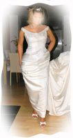 Neu Brautkleid Hochzeitskleid Gr.44 (L-XL) neu Schleppe A-Linie Düsseldorf - Hellerhof Vorschau