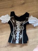 Dirndlbluse Shirt passend zur Lederhose Hessen - Hainburg Vorschau