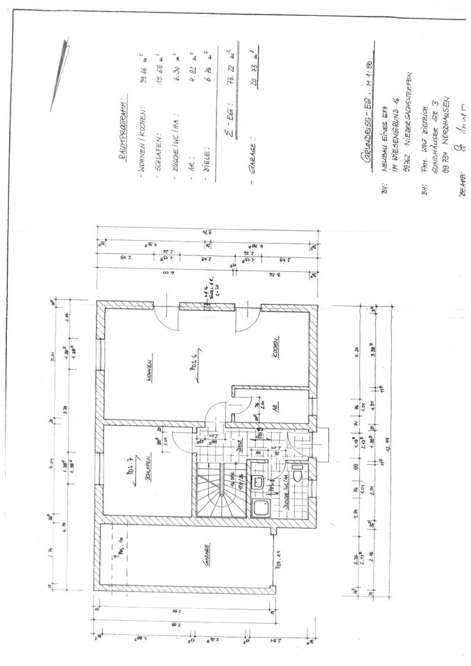 ACHTUNG NEUER PREIS: Schickes, neuwertiges Einfamilienhaus mit Garage in Harztor ( Nordhausen/Harz) in Osterode