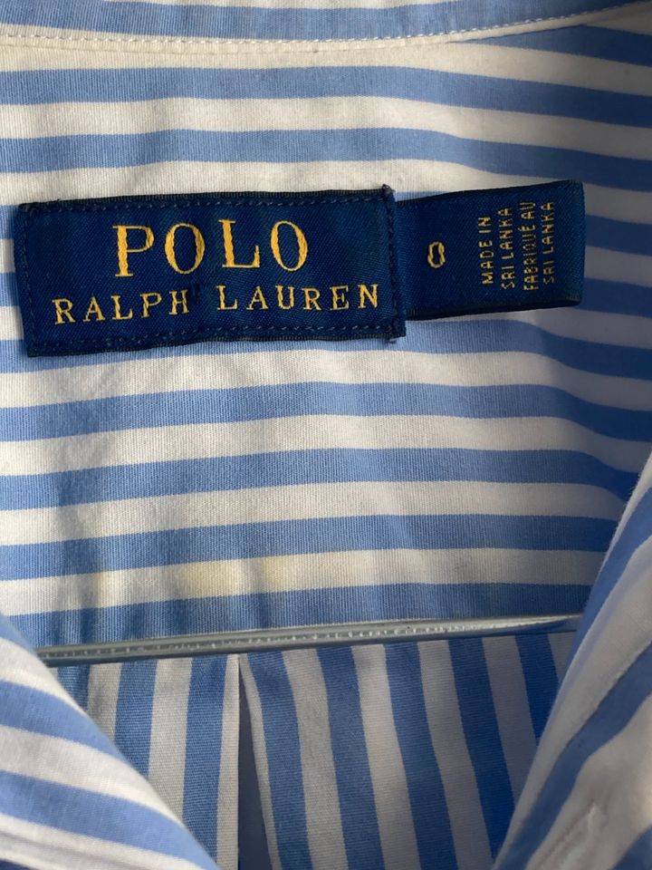 Polo Ralph Lauren Oversize Bluse Hemd Gr. S, blau-weiß-gestreift in Berlin
