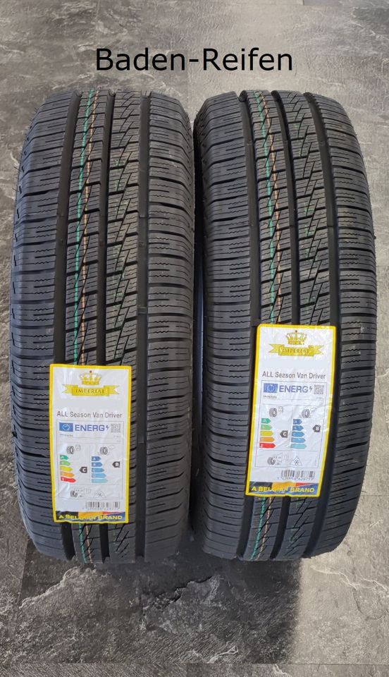 4 Reifen 215/75 R16C 113S Allwetterreifen 215 75 16 Abholung NEU in Rastatt