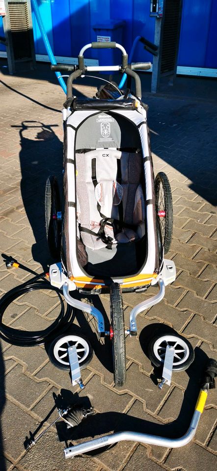 Chariot CTS CX1 Fahrradanhänger, Jogger, Kinderwagen + Kupplung in Teltow