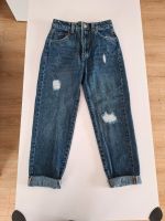 NEU High Waist Jeans Mädchen Gr. 140 dunkelblau Page One Young Bayern - Reichertshofen Vorschau