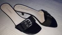 Gr. 39 - schwarze Sandalen mit Absatz Bayern - Feldkirchen-Westerham Vorschau