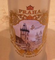 Bierkrug PRAHA - CESKA REPUBLIKA - Glas - Zinn- Souvenir Schleswig-Holstein - Norderstedt Vorschau