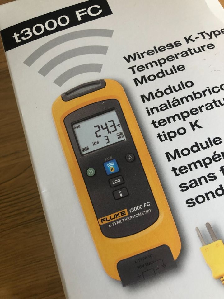 Fluke Temperatur Modul Wireless K-typ t3000FC in Regensburg