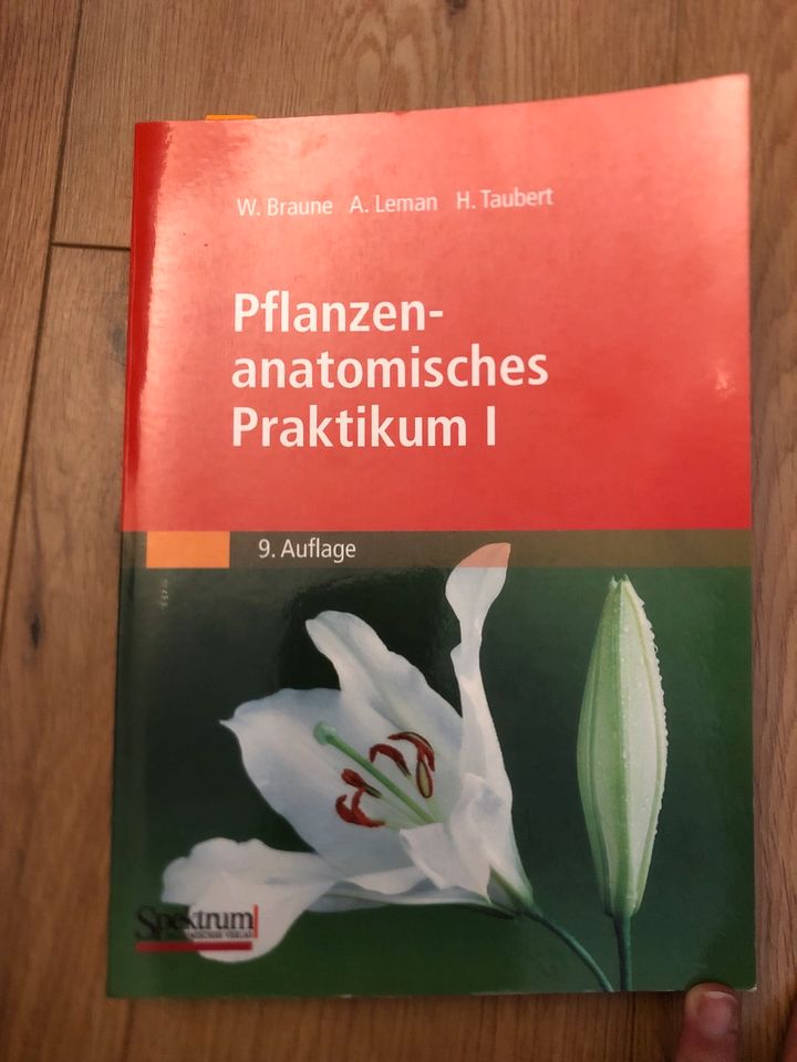 Pflanzenanatomisches Praktikum I, 9. Auflage, Braune in Rehlingen-Siersburg