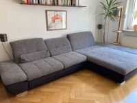 Wohnlandschaft, Couch, Sofa, mit Ottomane, grau Baden-Württemberg - Karlsruhe Vorschau
