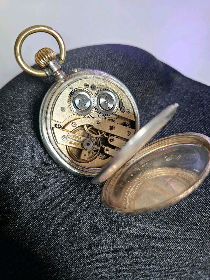 Antike Taschenuhr, Silber 0,800, Aufziehuhr, antike Uhr. in Köln
