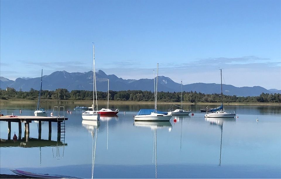 Urlaub in Bayern Simssee 2024, Ferienwohung, Sommer, Chiemsee in Riedering