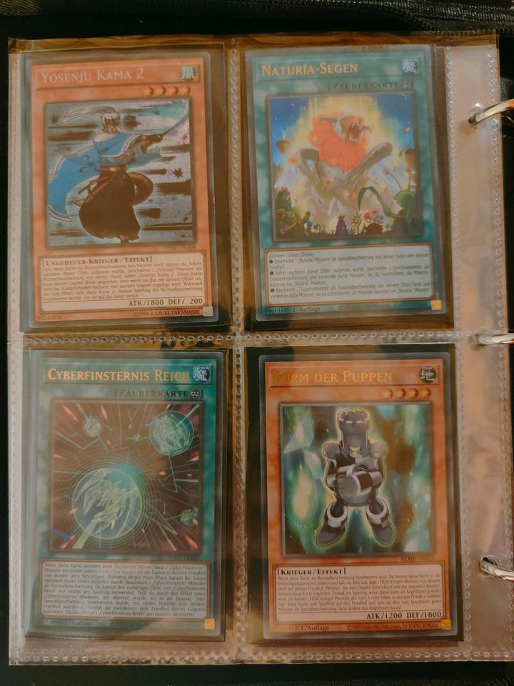 Yugioh Bulk 1250 Karten inkl. Secret Rares - Gold Rares etc. in Markt Taschendorf