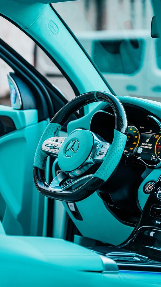 GLC AMG 63s Optik Tiffany Blue Edition Einzelstück in Pforzheim