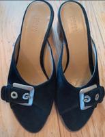 Escada Wildleder Sandalen 36,5 schwarz NEU Karton München - Au-Haidhausen Vorschau