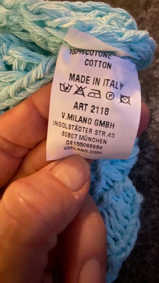 STRICK PULLOVER - V-MILANO - NEU NP 99€ - TÜRKIS AQUA MINT- 36-42 in Holzkirchen