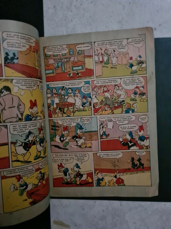 Alte Disney Niederlande Holland Donald Duck 50er Jahre Vintage in Apen