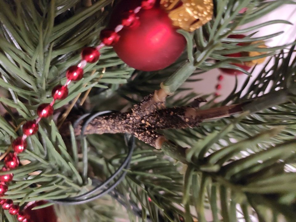 LED Tannenbaum im Jutesack mit Weihnachtsdekoration inkl. Versand in Schulzendorf bei Eichwalde