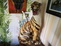 Großer Tiger 1960 Jahre - Porzelan / Keramik Sachsen - Meerane Vorschau