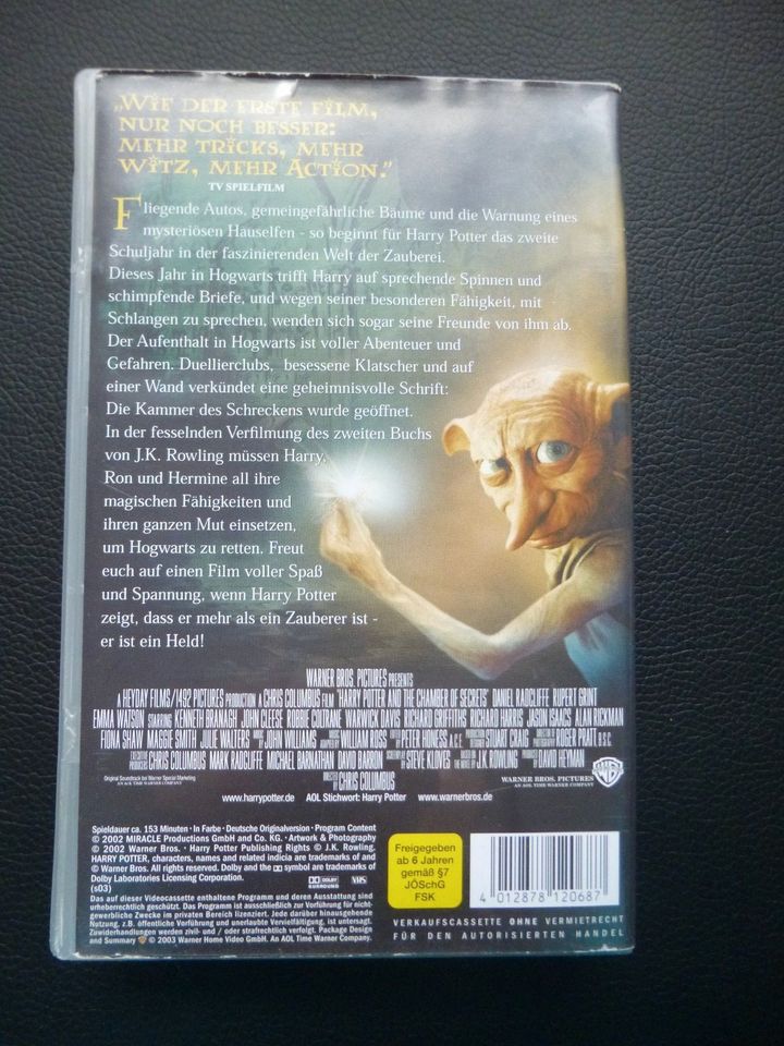 Harry Potter und die Kammer des Schreckens   VHS   153 Min. 6 J. in Kalbach