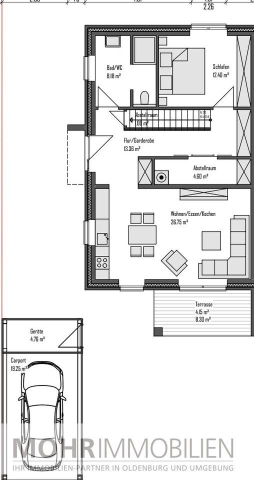 Neubau! Doppelhaushälfte in Jaderberg. Günstige Finanzierung möglich! in Jade