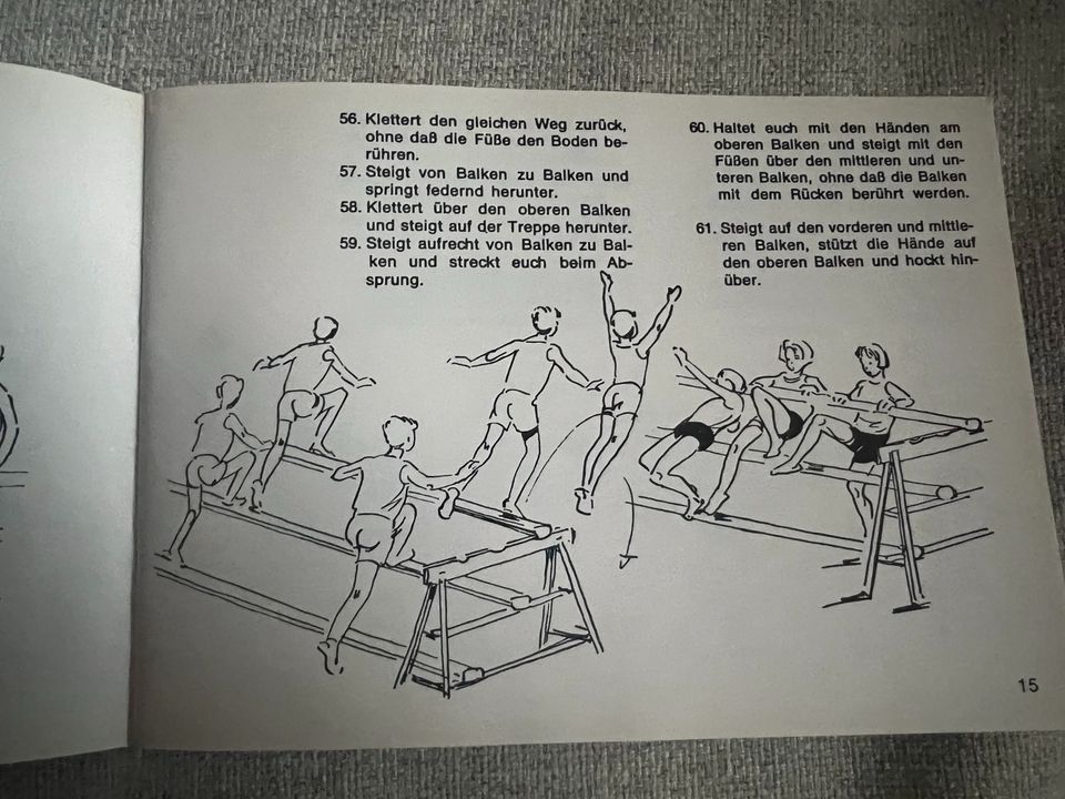 Übungsanleitung für den Lüneburger Stegel“Turnen“Spirt in Winnweiler