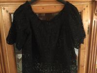 Damenbluse schwarz, Spitze von H&M, Größe 46, wie neu Bayern - Bruckmühl Vorschau