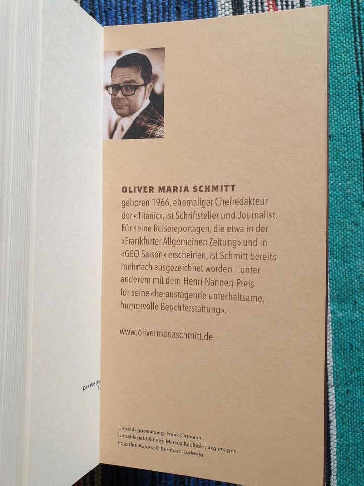 Ich bin dann mal in Ertugrul Oliver Maria Schmitt in Berlin