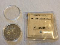 10 DM Silbermünze 10 Jahre Deutsche Einheit mit Zertifikat 24315 Baden-Württemberg - Neuenbürg Vorschau