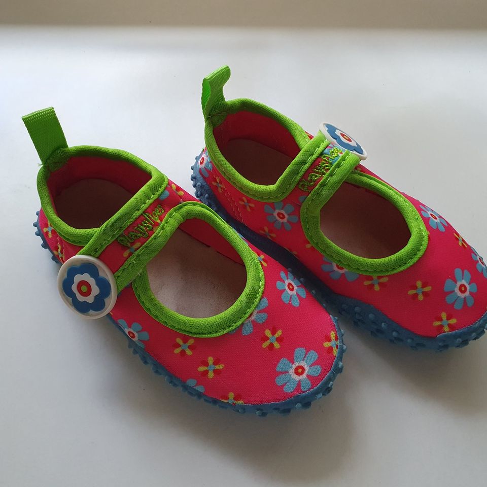 Badeschuhe Strandschuhe Playshoes 20/21 Blumen Pink in Potsdam