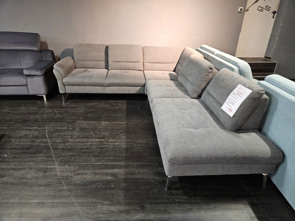 NEU Wohnlandschaft Couch Sofa 4x Sitztiefenverstellung Federkern in Bocholt