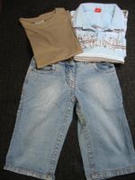Jeans plus Polohemd und T-Shirt - Gr. 128 zu verkaufen Baden-Württemberg - Rheinau Vorschau