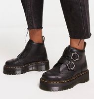 Dr Martens - Devon Flower - Stiefel in Schwarz 38 Nordrhein-Westfalen - Troisdorf Vorschau