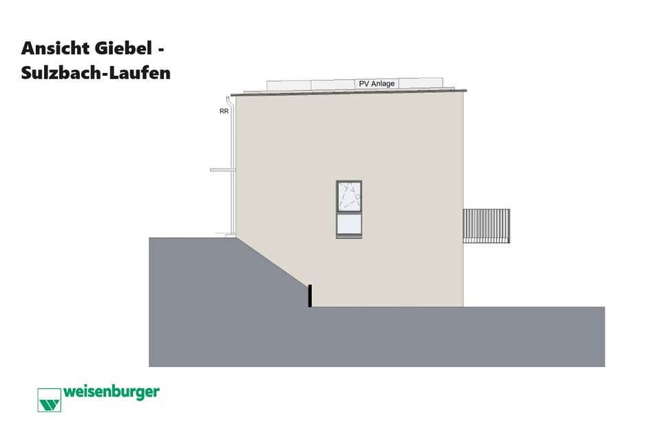 Neubau-Doppelhaushälfte in toller Aussichtslage inkl. Grundstück, inkl. Garage in Sulzbach-Laufen in Sulzbach-Laufen