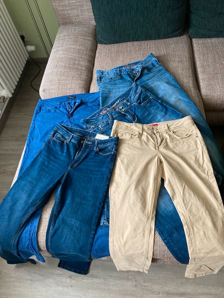 5 Markenjeans in Kurzgröße in Rauen