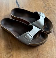 Birkenstock Madrid Silber Größe 40 schmal Niedersachsen - Weyhe Vorschau
