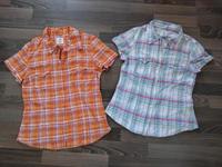 Bluse kariert orange weiß blau grün rosa H&M Gr.36 S M Hemd Sachsen - Rabenau Vorschau