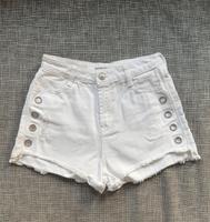 Weiße High-Waist Jeans-Shorts von Stradivarius Thüringen - Jena Vorschau