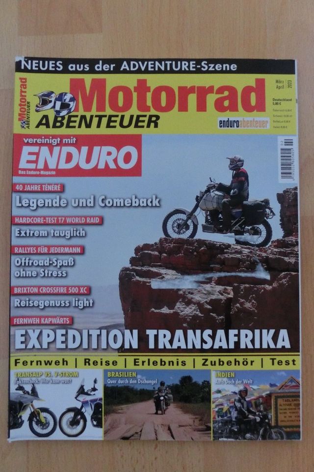 *** Zeitschrift - Motorrad - Abenteuer - Ausgaben 2023 *** in München