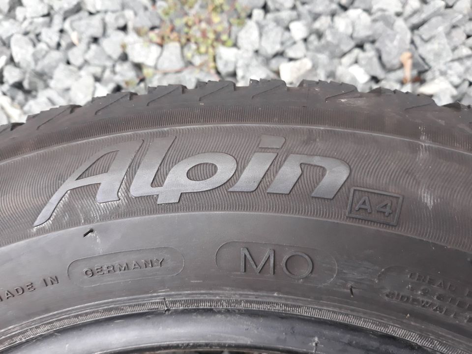 2x 205/60R16 92H Michelin Alpin 5 Winterreifen aus 2019 ca 6mm in Wolfsburg