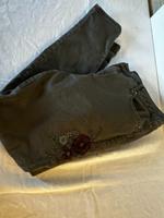 Damen Jeans braun 44 - Yessica mit Blumenmuster Sachsen - Schönberg Vorschau