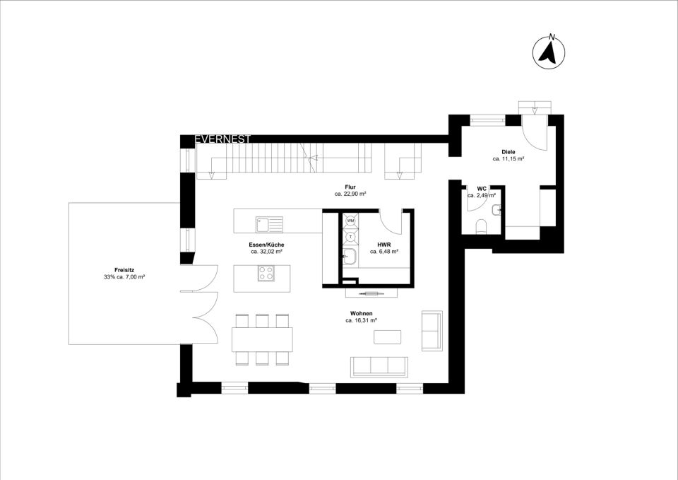 Denkmalgeschützter Vierkanthof wird zum exklusiven Wohnensemble (WE 02) in Willich