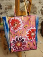 handbemalte Tasche Leder Shopper, Italian  Artworks by IT Bags Sachsen - Arnsdorf Vorschau