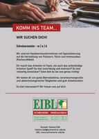 Schreinermeister - m / w / d gesucht Bayern - Hemau Vorschau