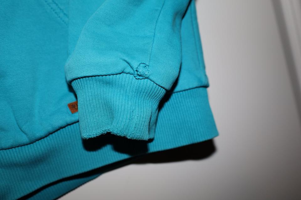 152 158 : Jako-o Jungen Teddy Kuschel Sweat Jacke türkis Kapuze in Rosengarten