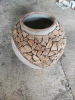 Vase Steinvase Stein  Holz Deko Hessen - Hainburg Vorschau