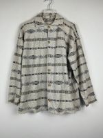 Vintage Crazy Pattern Baumwollhemd - Retro Shirt - 90s - Gr. L Niedersachsen - Neuenhaus Vorschau