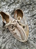 Schuhe, Sommerschuhe,Espadrilles gold schimmernd Gr. 39 Nordrhein-Westfalen - Minden Vorschau