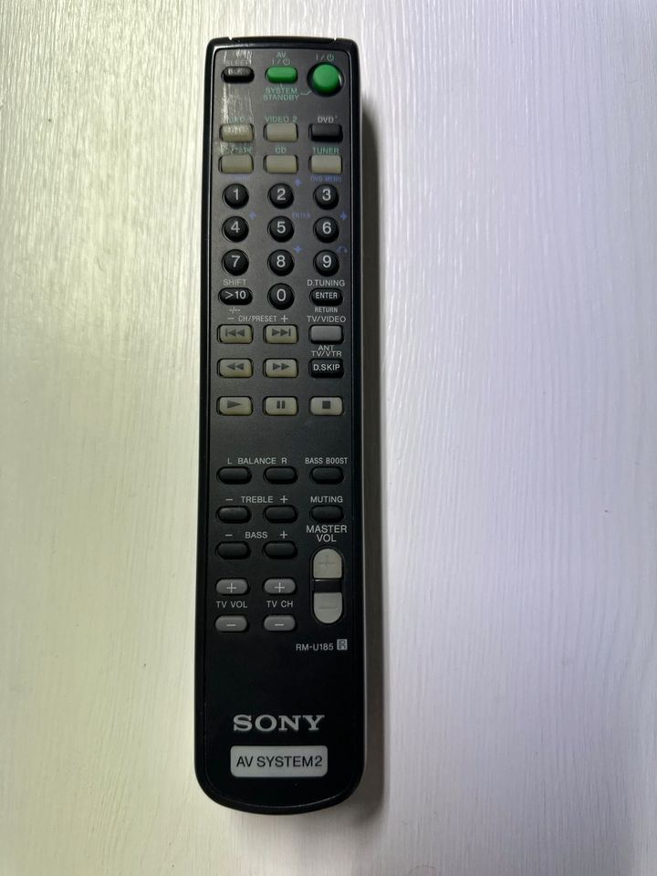 SONY RM-U185 Original Fernbedienung in Hamburg