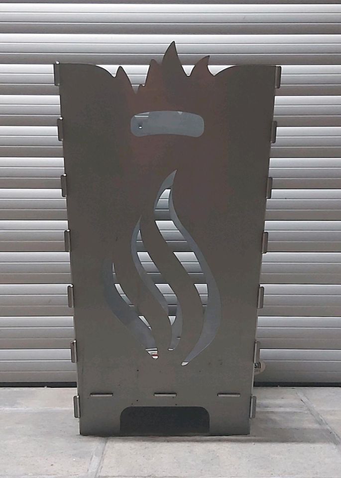 Feuertonne 75cm Stahl 3mm lasercut  Grill HermesVersand in Kassel